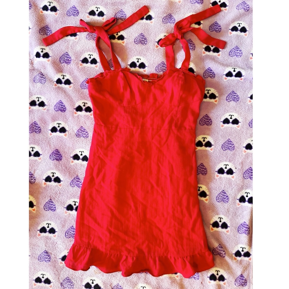 Sweet Pot Red Mini dress size 8
